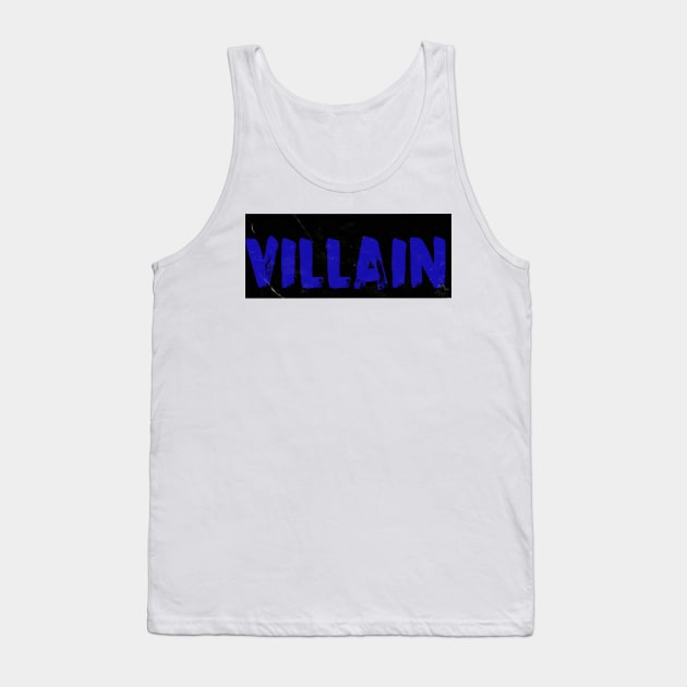 Vilain Blue Tank Top by VilyArt